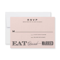 & BE MARRIED | RSVP 3.5 x 5 Custom Announcement