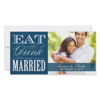 & BE MARRIED | SAVE THE DATE ANNOUNCEMENT photocard