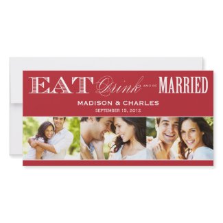 & BE MARRIED | SAVE THE DATE ANNOUNCEMENT photocard