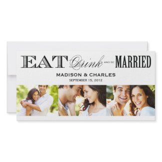 & BE MARRIED | SAVE THE DATE ANNOUNCEMENT photocard
