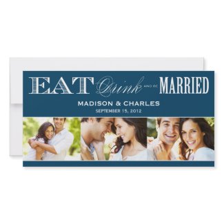 & BE MARRIED | SAVE THE DATE ANNOUNCEMENT photocard