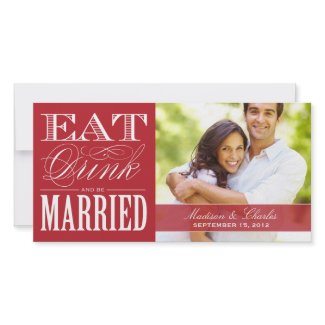 & BE MARRIED | SAVE THE DATE ANNOUNCEMENT photocard