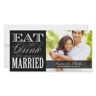 & BE MARRIED | SAVE THE DATE ANNOUNCEMENT photocard