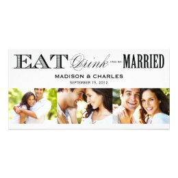& BE MARRIED | SAVE THE DATE ANNOUNCEMENT PHOTO GREETING CARD