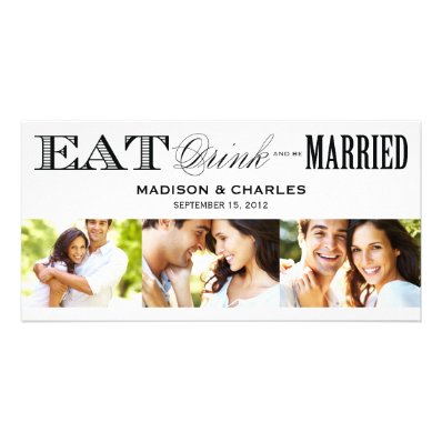 & BE MARRIED | SAVE THE DATE ANNOUNCEMENT PHOTO GREETING CARD