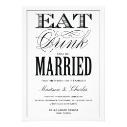 & BE MARRIED | WEDDING INVITATION