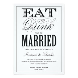 & BE MARRIED | WEDDING INVITATION