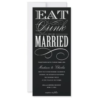 & BE MARRIED | WEDDING INVITATION STYLE 2 invitation