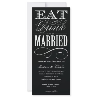 &amp; BE MARRIED | WEDDING INVITATION STYLE 2