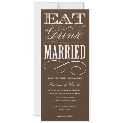 &amp; BE MARRIED | WEDDING INVITATION STYLE 2