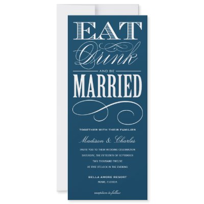&amp; BE MARRIED | WEDDING INVITATION STYLE 2