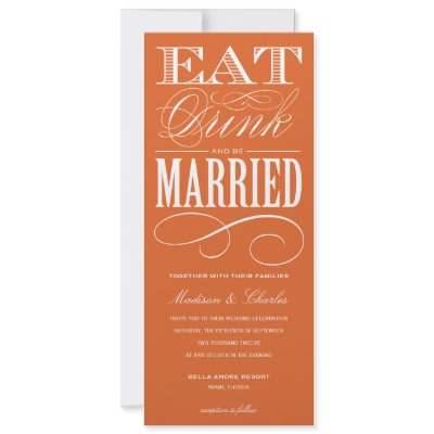 &amp; BE MARRIED | WEDDING INVITATION STYLE 2
