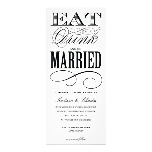 & BE MARRIED | WEDDING INVITATION STYLE 2
