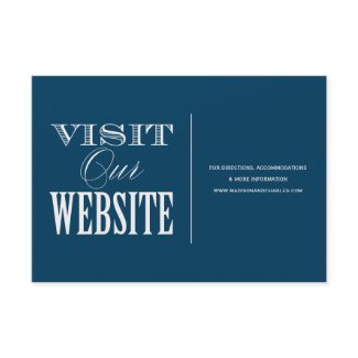 & BE MARRIED | WEDDING WEBSITE CARD invitation
