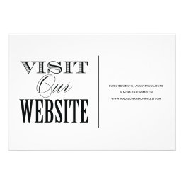 & BE MARRIED | WEDDING WEBSITE CARD PERSONALIZED ANNOUNCEMENTS