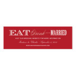 & BE MARRIED | WEDDING WEBSITE CARDS BUSINESS CARD TEMPLATE