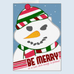 Be Merry Christmas Card cards