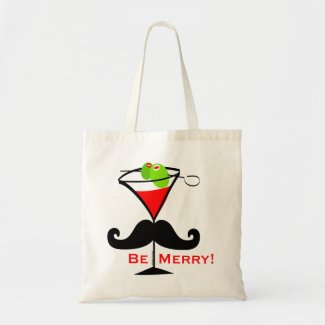 Be Merry Mustache Bag