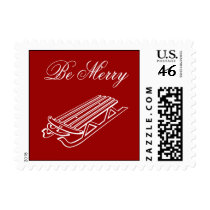 Be Merry postage by Priscilla48 Be Merry postage