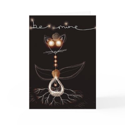 Be Mine A Wild Valentine Card by esmesdream