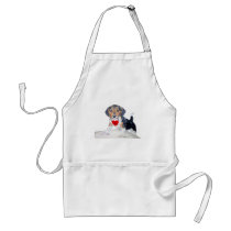 Be MIne Bagel the Beagle Apron