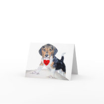 Be MIne Bagel the Beagle Notecard by mozache Be MIne Bagel the Beagle Notecard