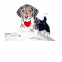 Be MIne Bagel the Beagle Performnce Shirt