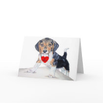 Be MIne Beagle Valentine Greeting Card by mozache Be MIne Beagle Valentine Greeting Card