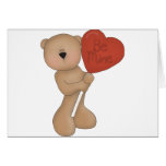 Be Mine Bear Greeting Cards