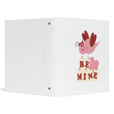 Be Mine Bee Vinyl Binder by blitheink