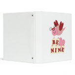 Be Mine Bee Vinyl Binder