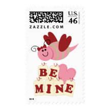 Be Mine Bee Stamp