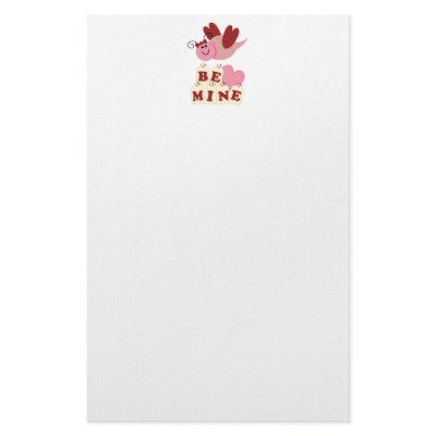 Be Mine Bee Stationery Paper by blitheink