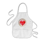 BE MINE BUBBLE HEART by SHARON SHARPE aprons