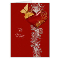 heart, love, butterfly, flowers, engraved, silver, gold, golden, passion, relationship, couple, relation, infatuation, feelings, best, selling, seller, best selling, creative, unique, Card with custom graphic design