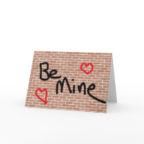 Be Mine Graffiti cards by dndartstudio Be Mine Graffiti cards