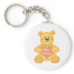 Be Mine Heart Bear Keychains