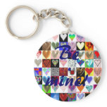 Be mine! Heart Keyring Key Chains