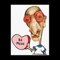 Be+Mine Insomniac postcards