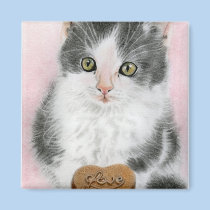 Be mine kitty cat Magnet magnets