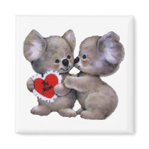 Be Mine Koalas magnets by fstasu Be Mine Koalas magnets