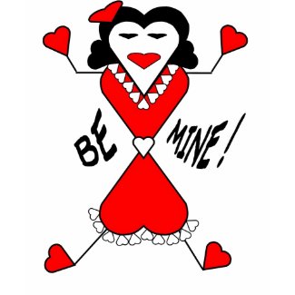 Be Mine Long Sleeve Ladies Tee for Valentine's shirt