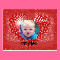 Be Mine...or else postcard postcards