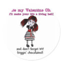 Be Mine Or Else stickers