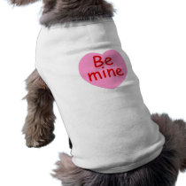 Be Mine Pink Heart pet clothing