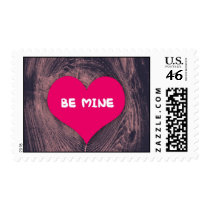 be mine - pink stamps