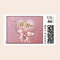 "Be Mine" Postage stamps