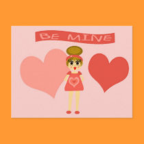 Be Mine Postcard postcards