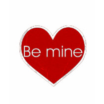 be mine red grunge t-shirts