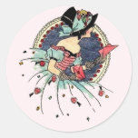 Be Mine Round Sticker